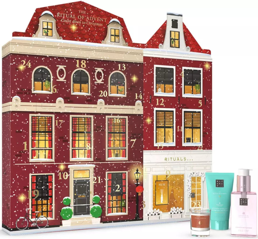 Exempel på Rituals Adventskalender med smink och hudvård